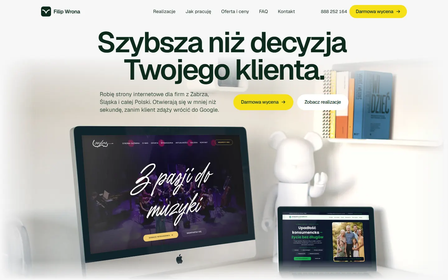 Gotowa strona filipwrona.pl